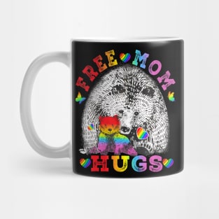 Gay Lgbt Pride Mama Bear For Women Free Mom Hugs Mug